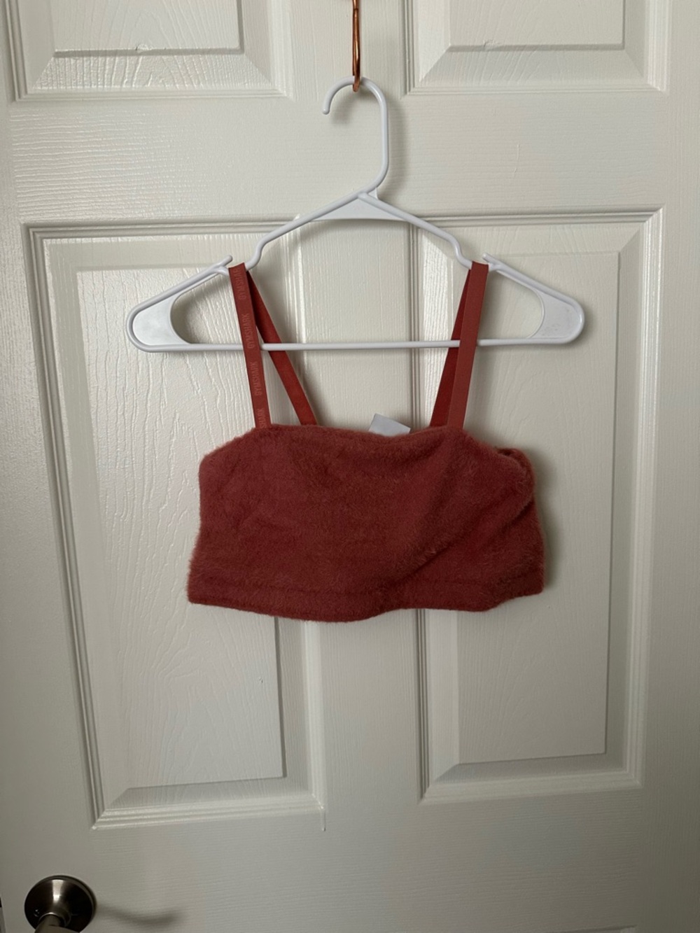 Gymshark Rusty Rose Fuzzy Bralette